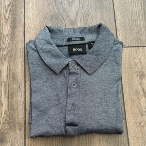 Hugo Boss Men's Charcoal Polo Shirt